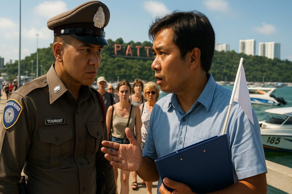Китаец и тайка арестованы в Паттайе за незаконную работу гидом