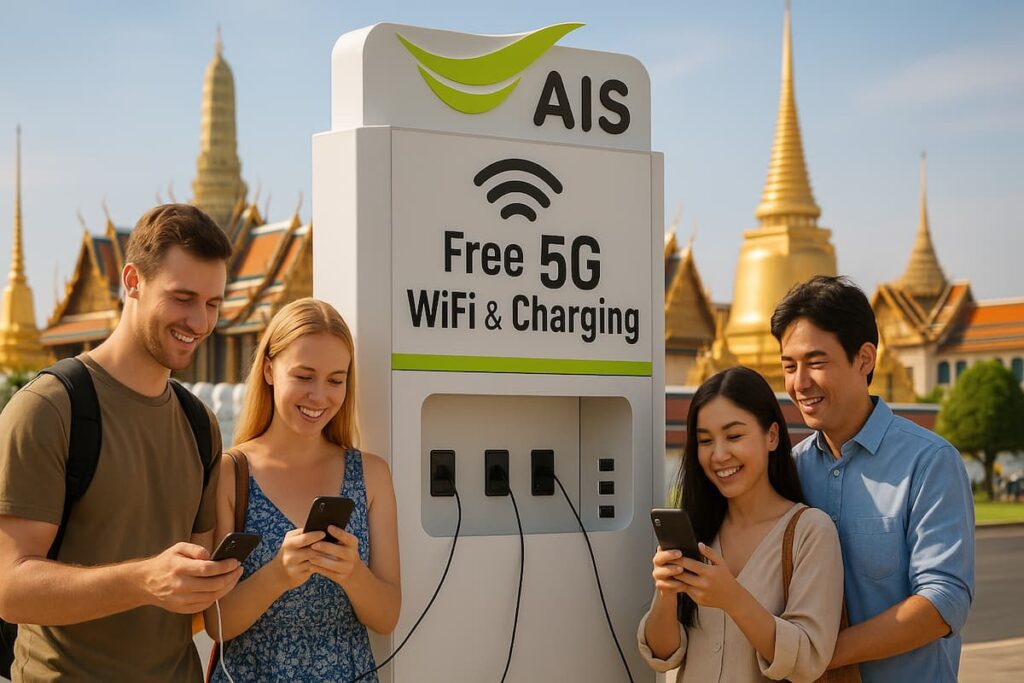 AIS: 5G у Королевского дворца и бесплатный Wi-Fi