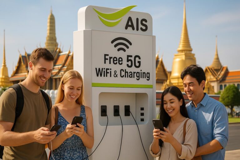 AIS: 5G у Королевского дворца и бесплатный Wi-Fi