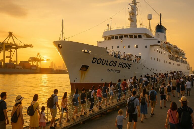 Плавучий книжный магазин Doulos Hope в Бангкоке: уникальный опыт