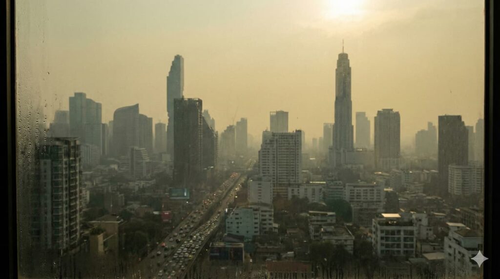 Красный уровень смога в Бангкоке: опасно для здоровья