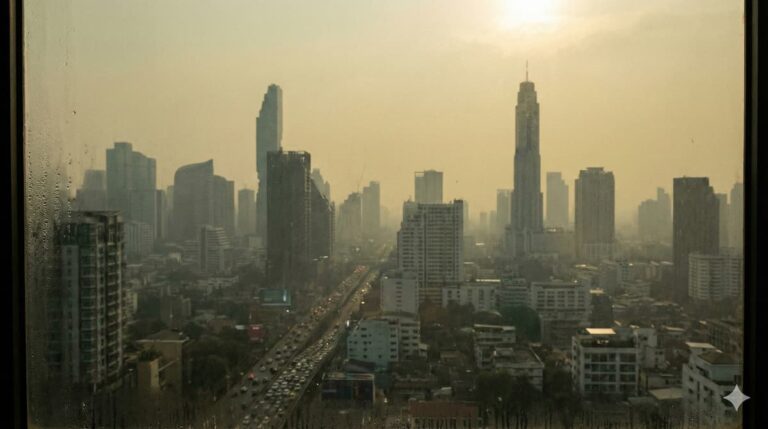 Красный уровень смога в Бангкоке: опасно для здоровья
