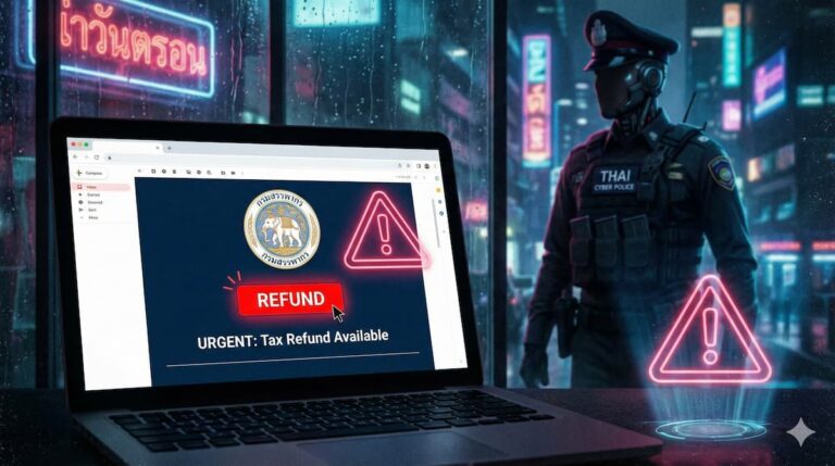 Фейковые письма о возврате налога: Киберполиция Таиланда предупреждает экспатов