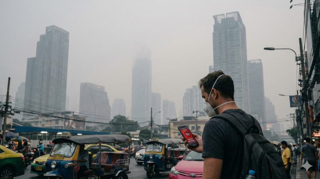 Бангкок: PM2.5 превышает норму — данные мониторинга на 6 февраля