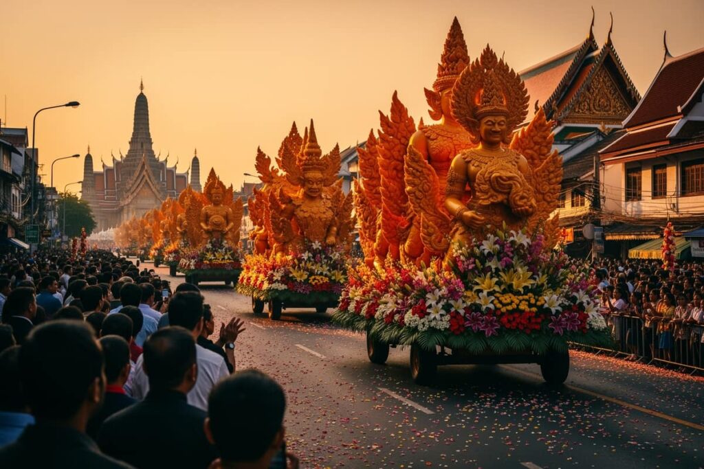 Фестиваль свечей Убон Ратчатхани 2026 — парад гигантских восковых скульптур по улицам города