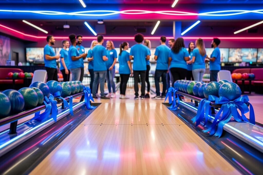 Благотворительный боулинг Паттайя — участники турнира Фонда Отца Рэя на дорожках SF Strike Bowl