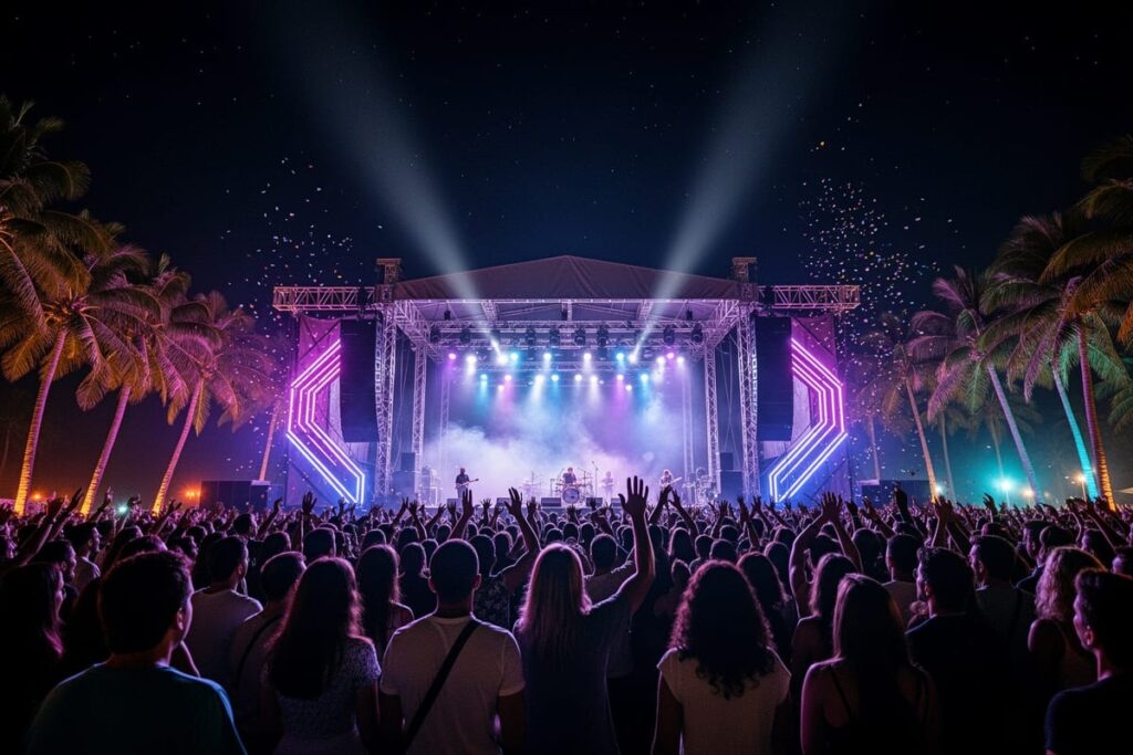 EDC Thailand Пхукет — ночная сцена фестиваля электронной музыки на тропическом острове