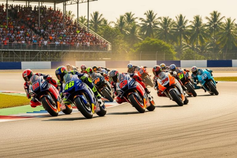 Гран-при Таиланда MotoGP 2026 — мотогонки на трассе Чанг в Бурираме под ярким тропическим солнцем