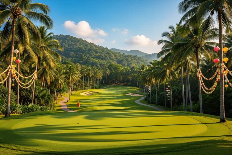 Гольф-турнир Пхукет Сонгкран — живописное поле Red Mountain Golf Club среди тропических холмов острова