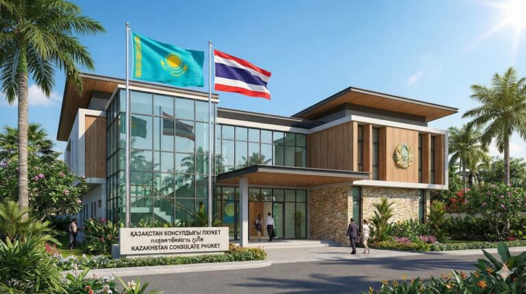 В Пхукете открылось консульство Казахстана: адрес, телефон и услуги 2026