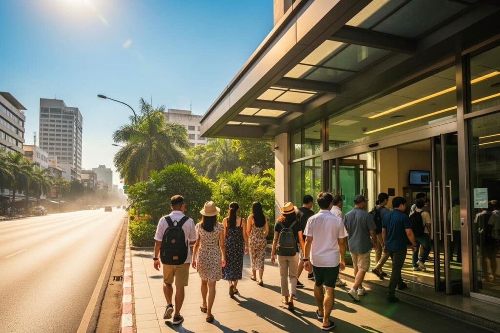 Городские охлаждающие центры Бангкок открыты для туристов — прохладное убежище в пиковый летний сезон