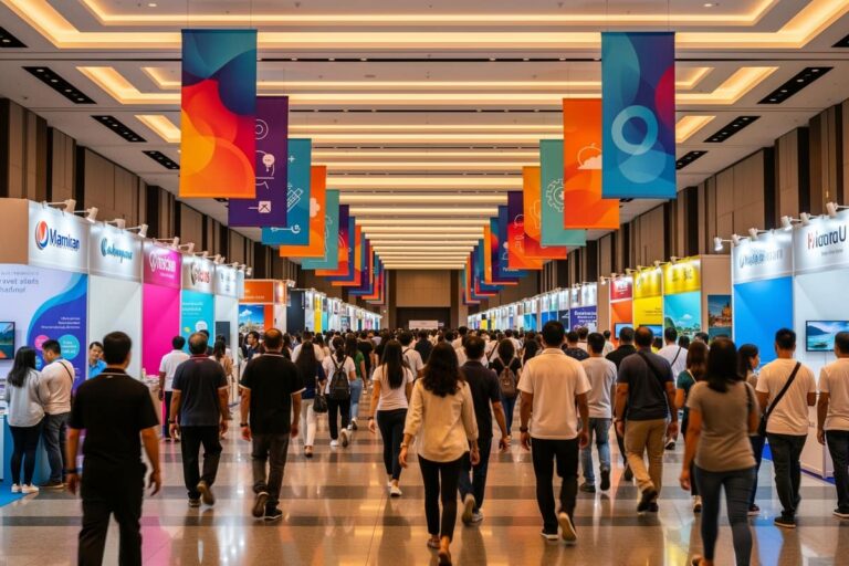 Туристическая ярмарка Бангкок Thai Teaw Thai — стенды отелей и авиакомпаний в QSNCC