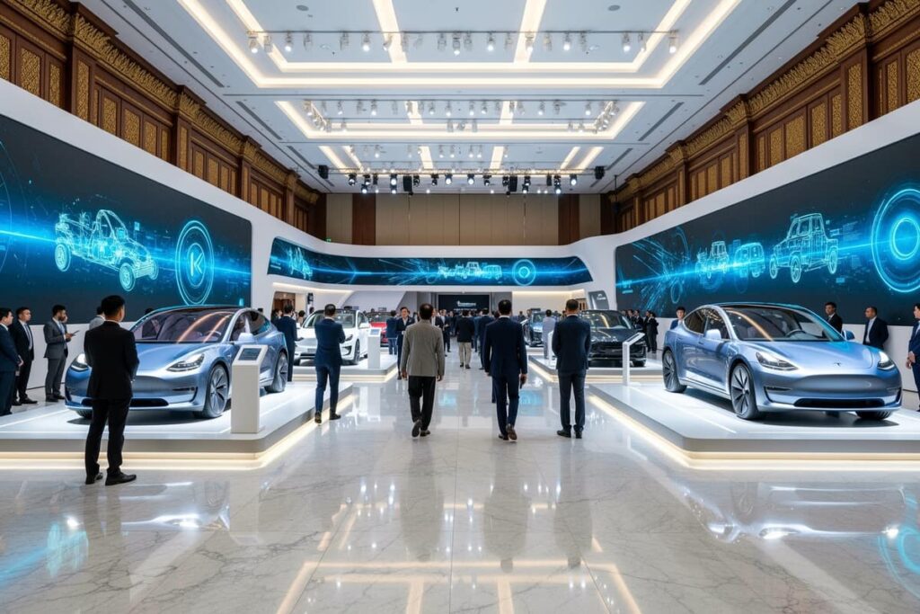 Future Mobility Thailand 2026: EV-выставка в BITEC Бангкок, стенды электромобилей и автомобильных инноваций под софитами