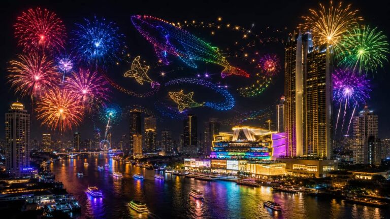 Закрытие Pride Month: шоу дронов и радужных фейерверков у ICONSIAM