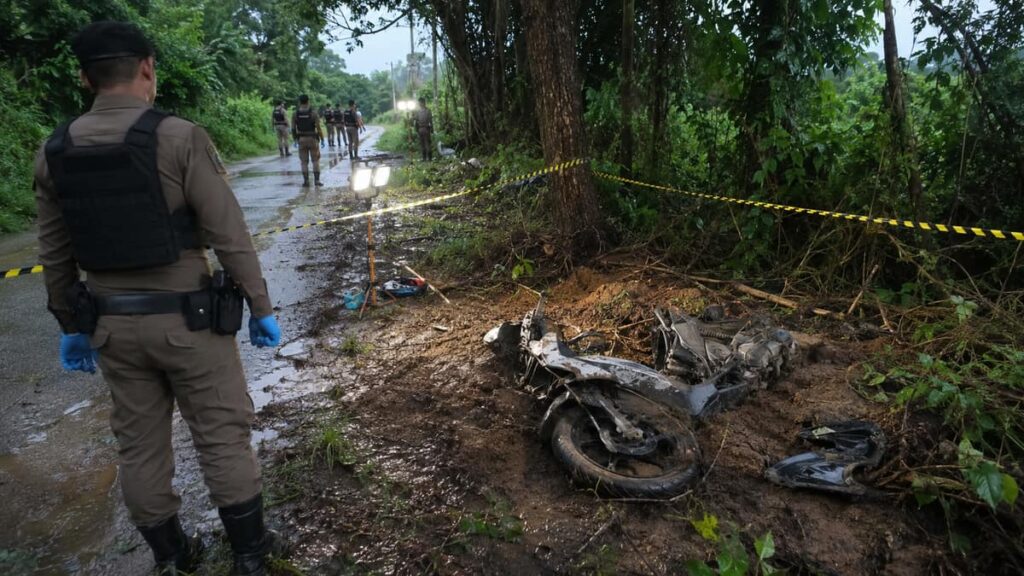 Пропавшие россияне в Паттайе: полиция обследует место, где обнаружили разобранный мотоцикл