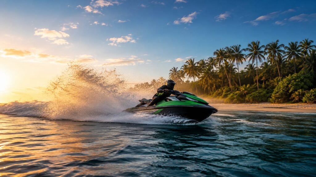 WGP#1 Waterjet World Series в Паттайе 8 WGP#1 Waterjet World Series в Паттайе: финал водно-моторных гонок на пляже Джомтьен, гидроциклы на скорости