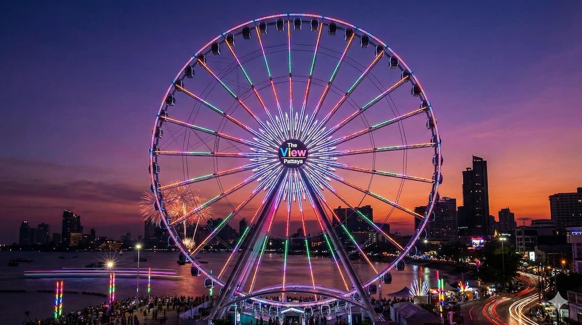 Паттайя: открыто новое колесо обозрения The View Pattaya