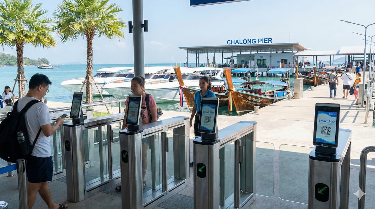 Phuket Smart Pier на пирсе Чалонг: новая система регистрации пассажиров (с 15 декабря уже работает)