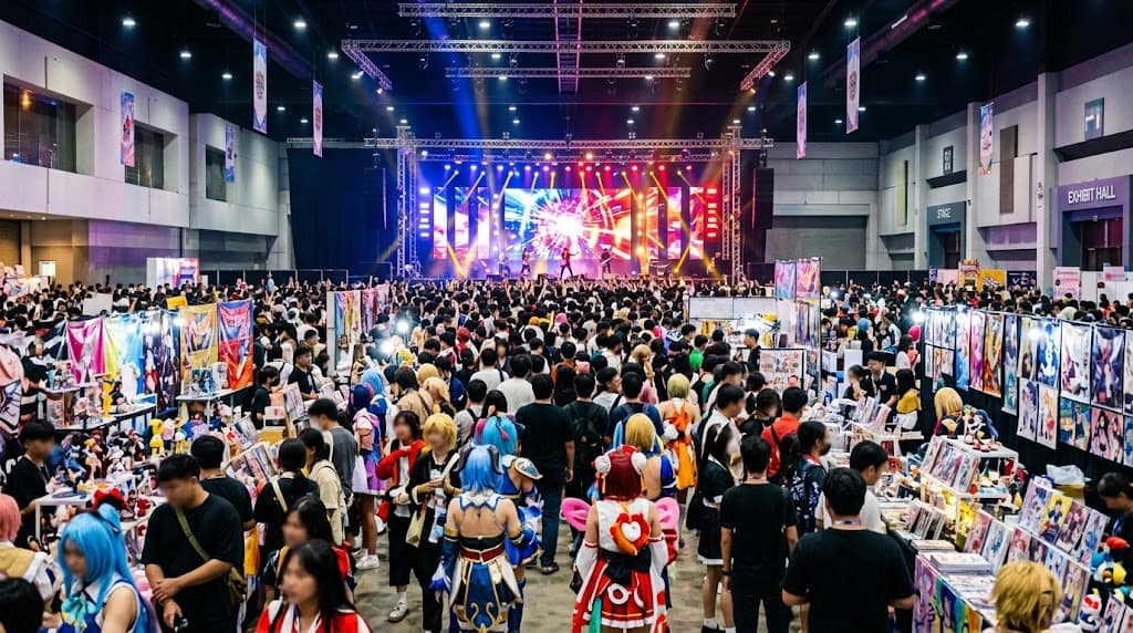 Аниме-фестиваль AFA в Бангкоке: косплееры и сцена на Anime Festival Asia Thailand 2026 в QSNCC