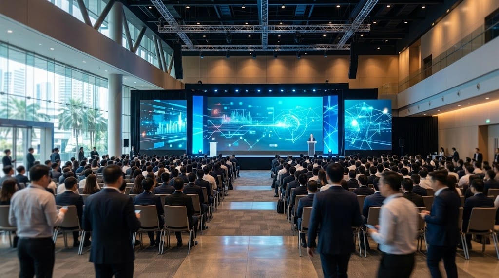 Marketing Oops! Summit 2026 в Бангкоке: деловой зал конференции по маркетингу и AI в QSNCC